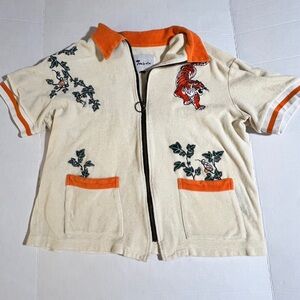 Tombolo “Crouching Tiger, Hidden Beverage” Large Cabana Shirt